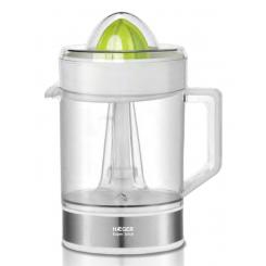 Haeger Super Juice prensa de cítricos eléctricos 1,2 L 40 W Blanco, Transparente, Plata, Verde