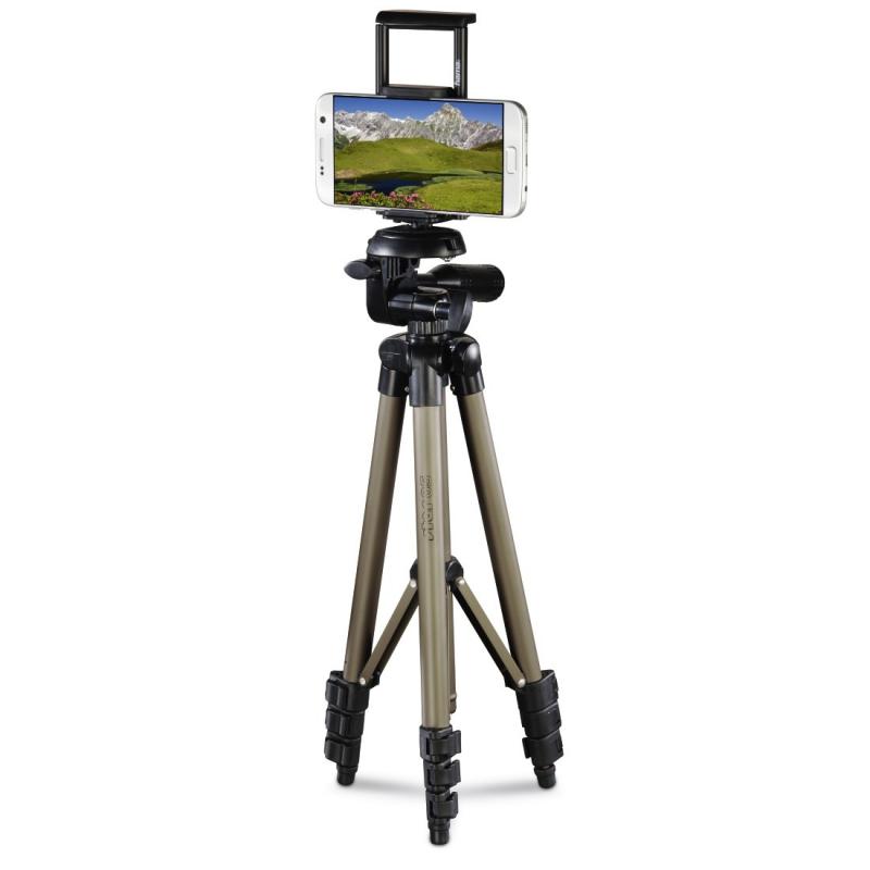 hama-00004619-tripode-telefono-inteligente-tableta-3-patas-champan