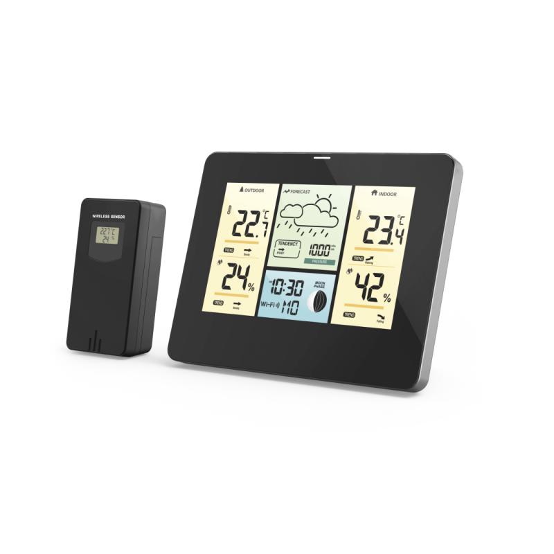 hama-00176596-estacion-meteorologica-digital-negro-bateria-wifi