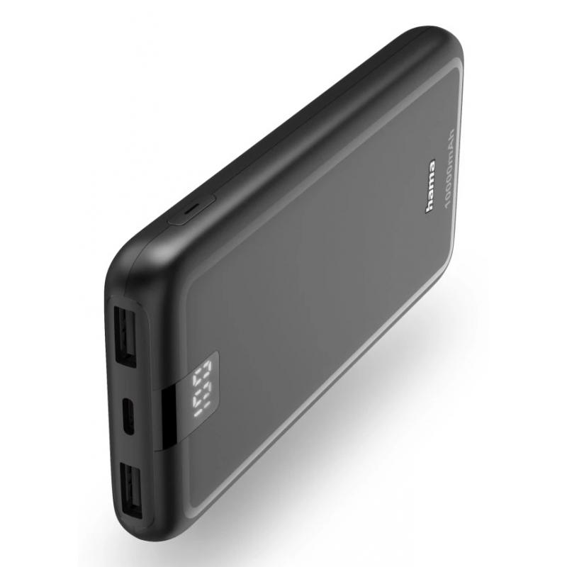 hama-00201709-bateria-externa-polimero-de-litio-10000-mah-antracita