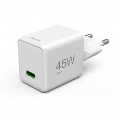 Hama 00201983 cargador de dispositivo móvil Auriculares, Portátil, Batería portátil, Smartphone, Tableta Blanco Corriente alterna Carga rápida Interior