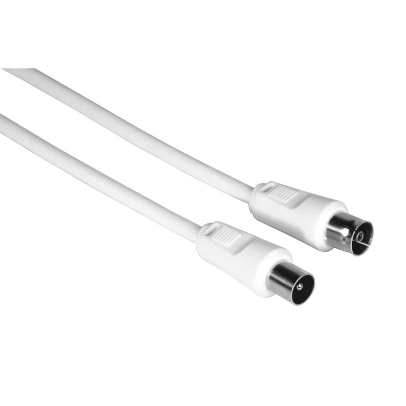 hama-00205029-cable-coaxial-3-m-blanco