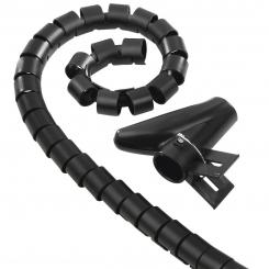Hama 00220996 organizador de cables Universal Cubrecables Negro 1 pieza(s)