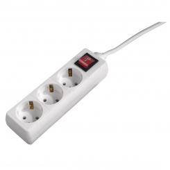 Hama 69223781 base múltiple 1,4 m 3 salidas AC Interior Blanco