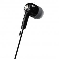 Hama Gloss Auriculares Alámbrico Dentro de oído Música Negro, Gris