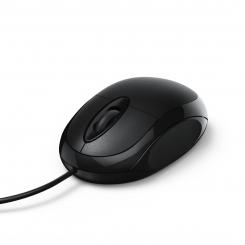 Hama Ratón MC-100 con Cable Negro