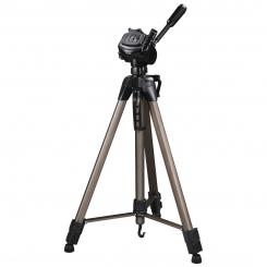 Hama Trípode para cámaras réflex, regulable desde 69-185 cm, ligero, de aluminio, con funda de transporte, color Bronce