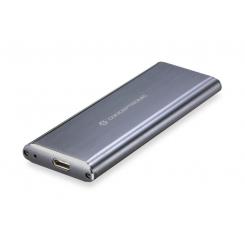 Conceptronic HDE01G caja para disco duro externo Caja externa para unidad de estado sólido (SSD) Gris M.2