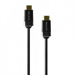 Belkin HDMI, 1m cable HDMI HDMI tipo A (Estándar) Negro