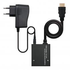 Nanocable HDMI DUPLICADOR V1.3 1X2 CON ALIM. Y PIGTAIL 50 CM