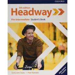 Headway Pre Intermediate Students With Online Practice Fifth Edition, Ed. OXFORD