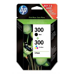 HEwlett Packard Cartucho inyeccion Tinta negro/Color Nº300 Pack-2