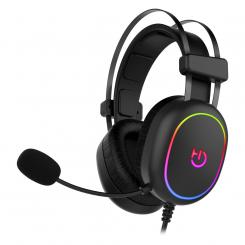 Hiditec Erys ARGB Auriculares Diadema Conector de 3,5 mm Negro