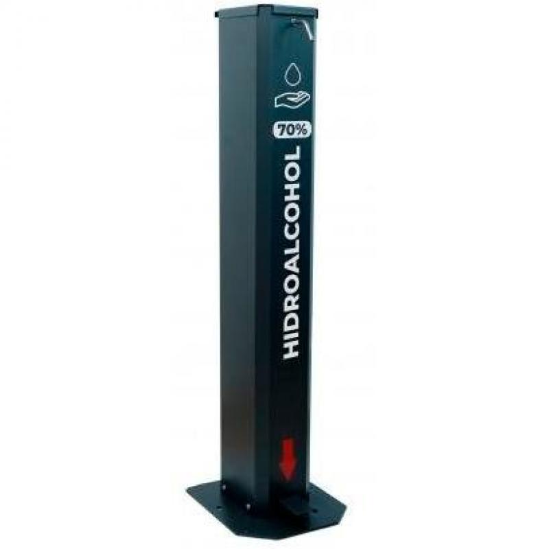 Hidrotizer Plus dispensador de pie con pedal para Hidroalcohol 5L Gris forja