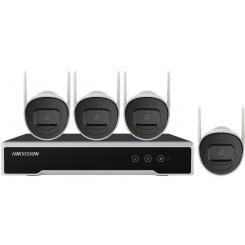 Hikvision NK42W0H-1T(WD)(D)/EU kit de videovigilancia Inalámbrico y alámbrico 4 canales