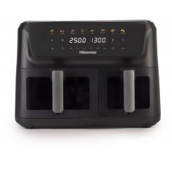 Hisense HAF2700DCD Doble 11 L Independiente 2700 W Freidora de aire caliente Negro