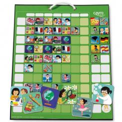 HORARIO ESCOLAR MAGNETICO CAYRO 884 MULTICOLOR