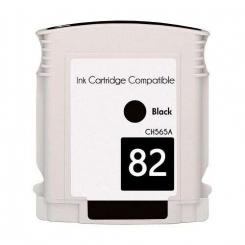 HP 82 Negro Cartucho de Tinta Pigmentada Generico - Reemplaza CH565A