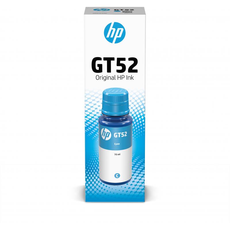 HP Botella de tinta GT52 Cian