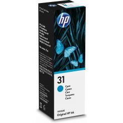 HP Botella de Tinta Original HP 31 cian 70 ml / 8000 pag