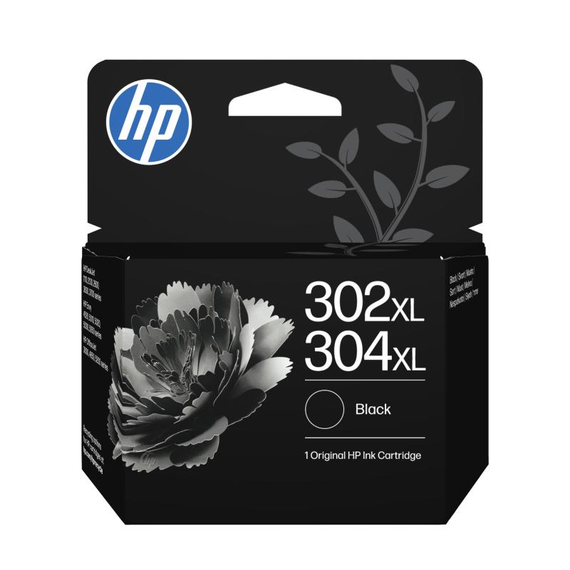 HP Cartucho 302XL/304XL Black Sustituye a la F6U68AE#ABE, N9K08AE#ABE