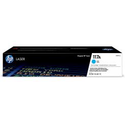 HP Cartucho de Tóner Original Laser 150A/178/179Fnw  117A cian (W2071A) / 700 pag
