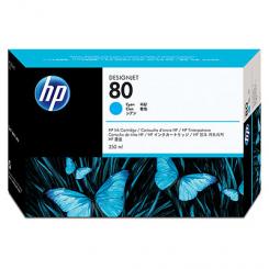HP designjet 1050C/1055C/C Plus. Cartucho cian Nº80, 350ml.