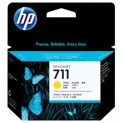 HP designjet T120/T520 Cartucho amarillo Nº711 (Pack 3)