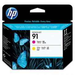 HP designjet Z6100 cabezal de impresión magenta y amarillo Nº91
