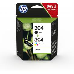 HP deskjet 3720 Combo Pack 2 negro y Color Nº304