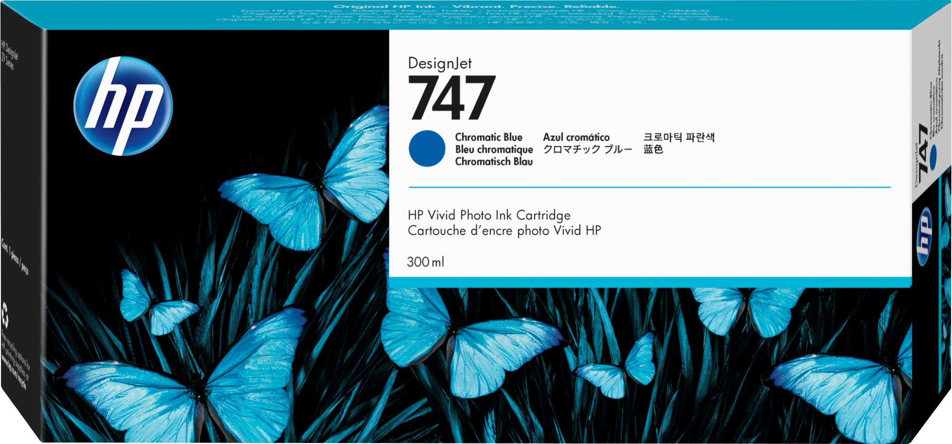 hp-nº747-300-ml-chromatic-blue-ink-cartidge