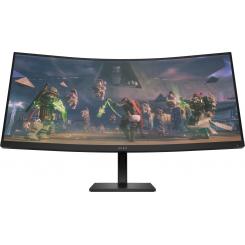 HP OMEN by HP Monitor gaming curvo OMEN by HP de 34 pulgadas, WQHD y 165 Hz - OMEN 34c