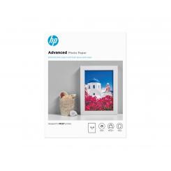 HP Papel fotográfico Advanced, brillante, 250 g/m2, 13 x 18 cm (127 x 178 mm), 25 hojas