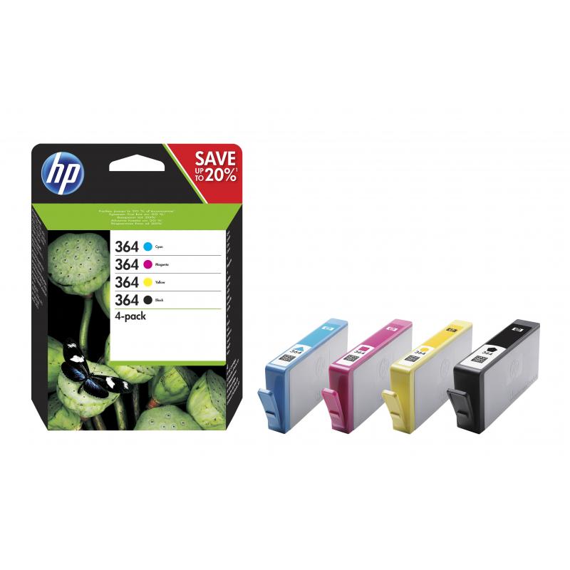 hp-photosmart-d5460-nº364-pack-4-cartuchos-n-c-m-y