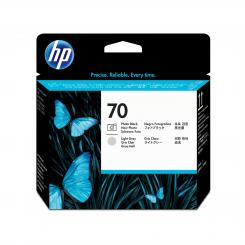 HP photosmart Pro B9180/designjet Z3200 Nº70 cabezal de impresión negro y Gris CLaro fotográfico