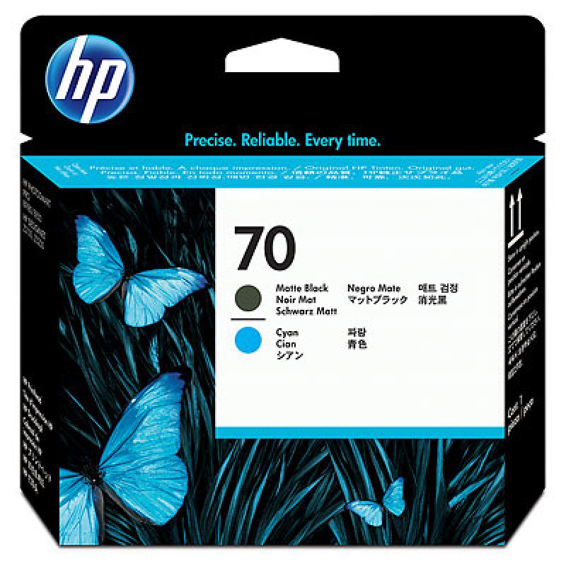 hp-photosmart-pro-b9180-nº70-cabezal-de-impresion-negro-mate-y-cian