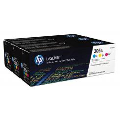 HP Toner Laser TRicolor 305A