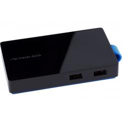 HP USB-A Travel Dock for All notebook Alámbrico USB 3.2 Gen 1 (3.1 Gen 1) Type-A Negro
