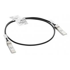 HPE Aruba Networking 10G SFP+ / SFP+ 1m Cable de fibra óptica e InfiniBand SFP+ Negro