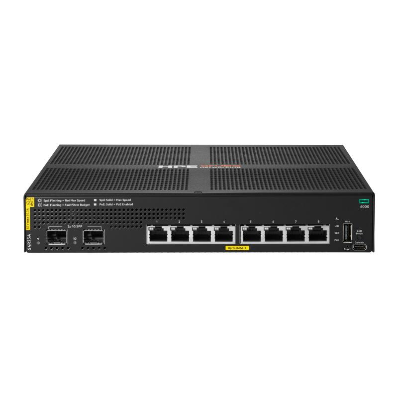 hpe-aruba-networking-cx-6000-8p-10m-100m-1g-class4-poe-2p-sfp-1g-67w-switch