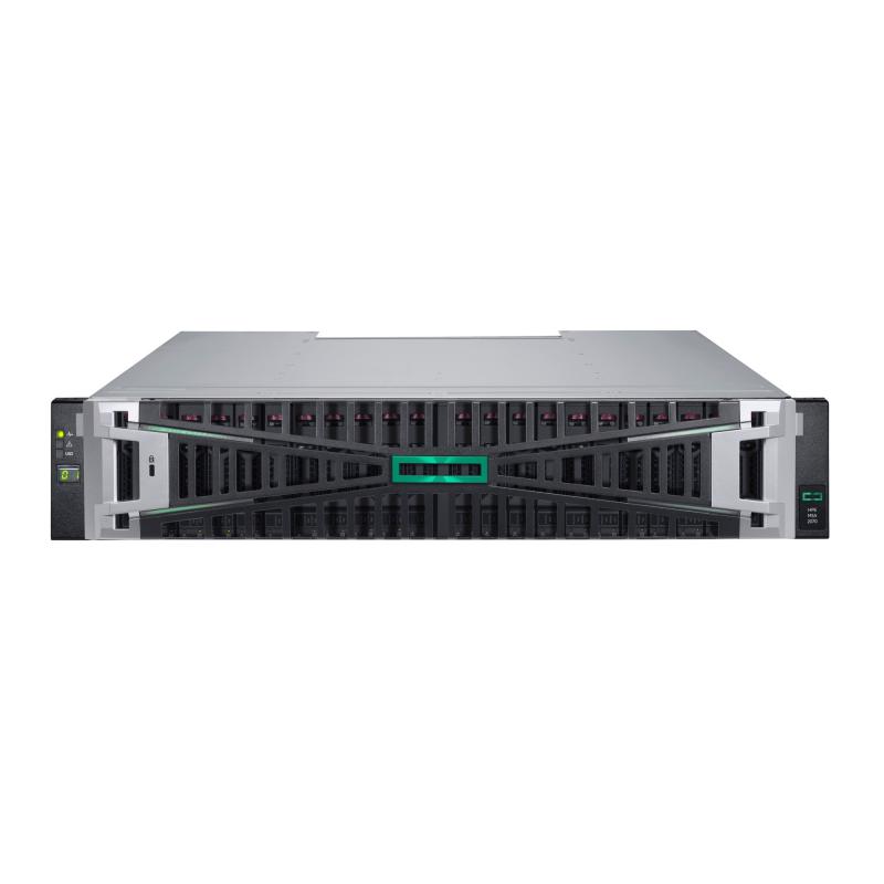 hpe-msa-2070-sff-2x32gb-fc-4-port-controller-12x192tb-ssd-4x32gb-sfp-fc-xcvr-23tb-storage-array