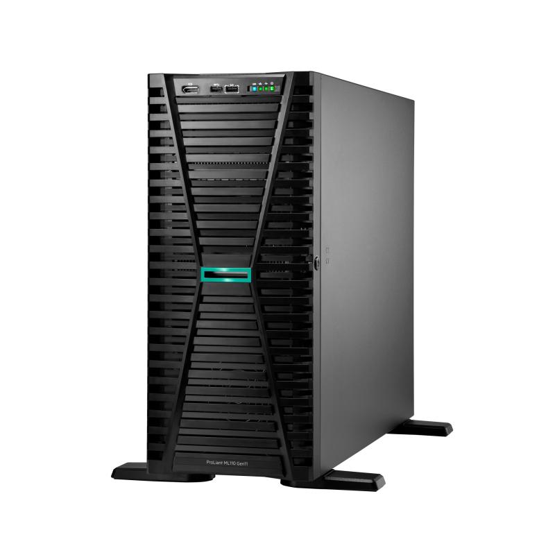 hpe-proliant-ml110-gen11-4510-24ghz-12c-1p-2x32gb-r-8sff-ns204i-u-mr408i-o-2x1000w-ps-eu-server