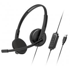 Creative Labs HS-220 Auriculares Alámbrico Diadema Oficina/Centro de llamadas USB tipo A Negro