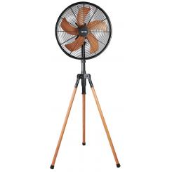 HTW HTW-VP-50FD ventilador Negro, Madera