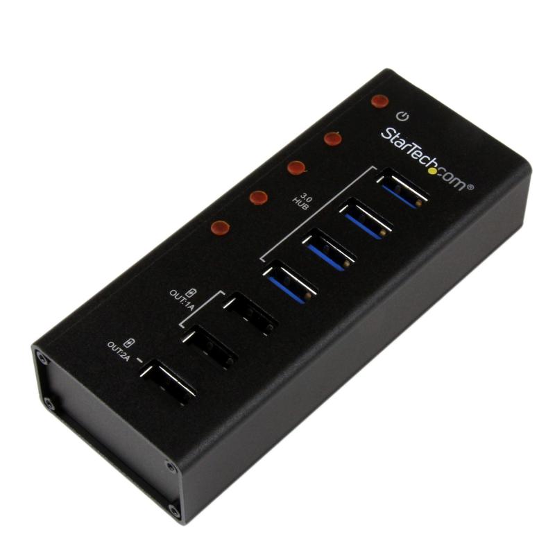 hub-concentrador-usb-30-5gbps-de-4-puertos-y-3-puertos-de-carga-usb-2x-1a-y-1x-2a-ladron-con-carcasa-de-metal