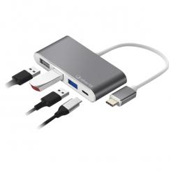 SilverHT Hub Logan USB-C 4 en 1