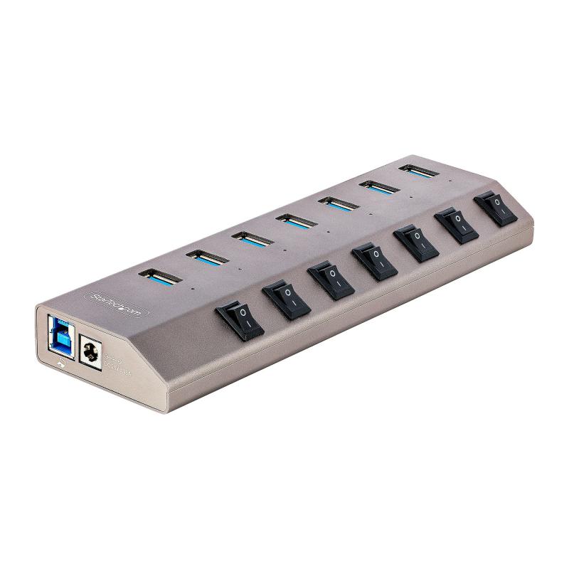 hub-usb-c-autoalimentado-de-7-puertos-con-interruptores-individuales-concentrador-usb-30-a-5-gbps-con-fuente-de-alimentacion-ladron-usb-tipo-c-a-usb-a-bc-12