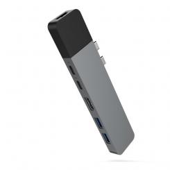 Targus HUB USB-C HYPER NET 6-EN-2 - GRIS