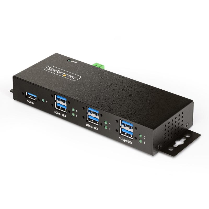 hub-usb-industrial-de-7-puertos-gestionado-servicio-pesado-caja-de-metal-proteccion-esd-y-sobretension-montaje-din-pared-escritorio-usb-32-gen-1-5gbps