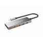 hubbies15g-hub-de-interfaz-usb-32-gen-2-31-gen-2-type-c-10000-mbit-s-gris